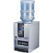 Home ice maker with water dispenser